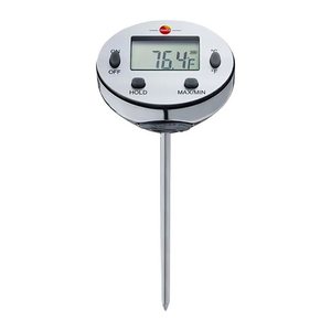testo Mini Kerntemperatur-Lebensmittelthermometer silber, 1 St.