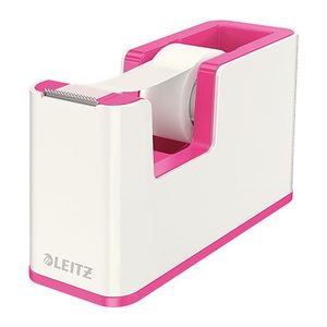 LEITZ Tischabroller WOW Duo Colour perlweiß/pink