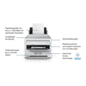 EPSON WorkForce Pro WF-M5399DW s/w-Tintenstrahldrucker grau