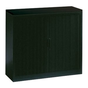 CP Omnispace Rollladenschrank schwarzgrau 2 Fachböden 100,0 x 42,0 x 103,0 cm