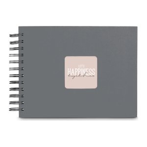 hama Fotoalbum Fine Art neutral 24,0 x 17,0 cm, 50 schwarze Seiten
