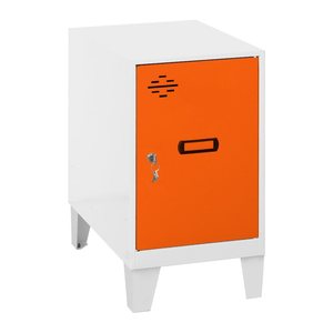 Simonrack Spind SIMONLOCKER DISM weiß, orange 8425437121302, 1 Schließfach 40,0 x 50,0 x 57,5 cm