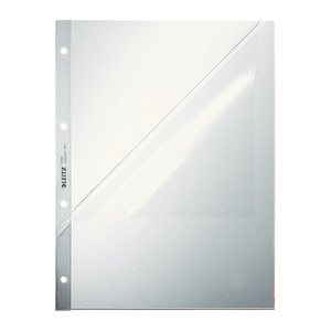 LEITZ Prospekthüllen 4784 DIN A4 transparent genarbt 0,13 mm, 100 St.