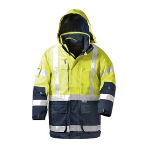 elysee® Herren Warnjacke WALLACE gelb, marine Größe XL