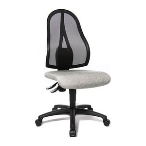 Topstar Bürostuhl Open Point P, OP100 G23 Stoff grau, Gestell schwarz