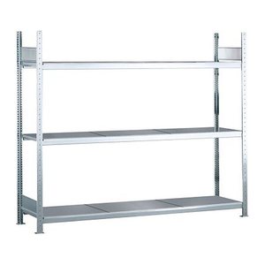 SCHULTE Schwerlast-Weitspannregal WS 2000 15520 silber 225,0 x 40,0 x 200,0 cm