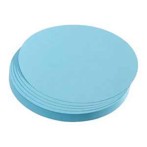 FRANKEN Moderationskarten blau Ø 19,5 cm, 500 St.