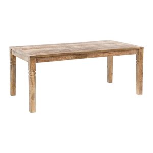 WOHNLING Esstisch braun rechteckig, 4-Fuß-Gestell braun, 120,0 x 70,0 x 76,0 cm