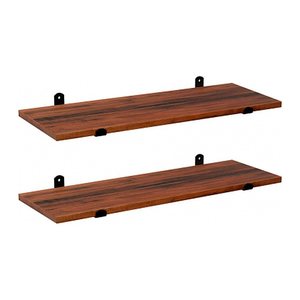 SONGMICS Wandregale-Set braun, schwarz 60,0 x 20,0 x 7,0 cm, 1 St.