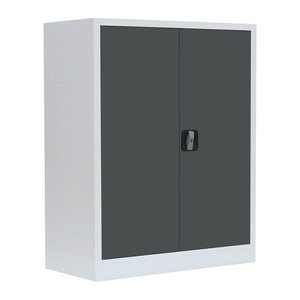 LÜLLMANN Stahlschrank 530318 anthrazit, lichtgrau 2 Fachböden 80,0 x 38,3 x 100,0 cm, aufgebaut, 1 St.