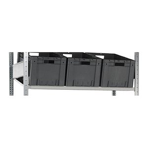 SCHULTE Fachboden für Schrägbodenregal silber 130,0 x 60,0 cm, 1 St.