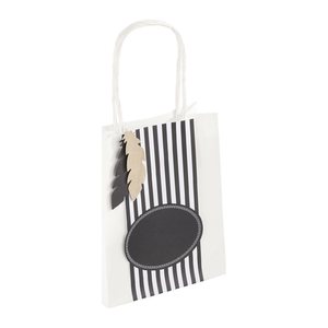 folia Papier-Tragetaschen M braun 18,0 x 21,0 cm, 20 St.