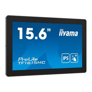 IIYAMA 39.5cm (15,6") TF1615MC-B1 16:9 M-Touch VGA+HDMI+DP retail