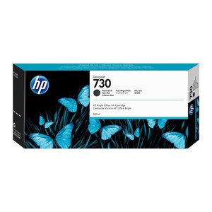 HP 730 Mattschwarz Tintenpatrone 300ml