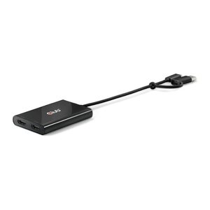 Club3D Adapter USB-C (USB A Adapter) > 2x HDMI 4K@60Hz St/Bu retail