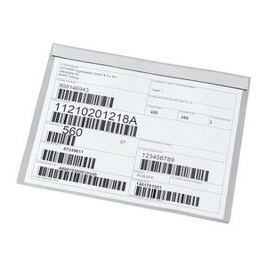 EICHNER Sichthüllen magnetisch DIN A5 quer transparent glatt 0,5 mm, 50 St.