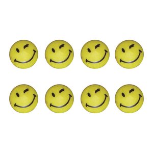 FRANKEN Happy Magnets Magnete Motiv, Kunststoff Ø 2,0 cm, 8 St.