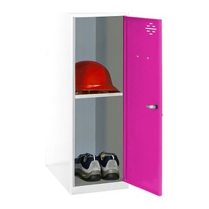 Simonrack Spind SIMONLOCKER DISM weiß, pink 8425437116841, 1 Schließfach 30,0 x 50,0 x 91,5 cm