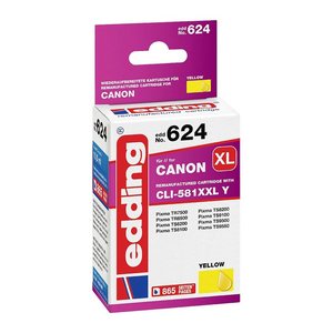 edding EDD-624 gelb Druckerpatrone kompatibel zu Canon CLI-581XXL Y