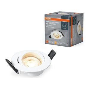 OSRAM Spotlight Recess LED Einbaustrahler weiß 4,3 W