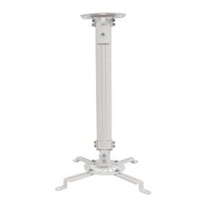 Techly Deckenhalterung f. Beamer, ausziehbar, 54-90cm,silber
