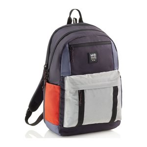 Miquelrius Rucksack Triple Amsterdam Recy 28l 3 Fächern blau