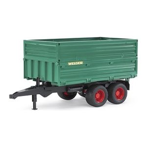 bruder Tandemachs-Transportanhänger mit Aufsteckbordwand 2010 Zubehör für Spielzeugautos