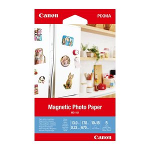 Canon Fotopapier MG-101 10,0 x 15,0 cm glänzend 670 g/qm 5 Blatt
