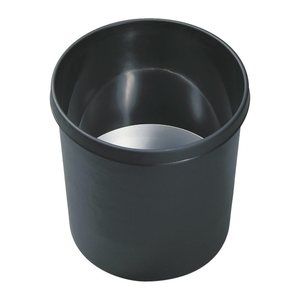 helit the firefighter Papierkorb 18,0 l schwarz, 1 St.