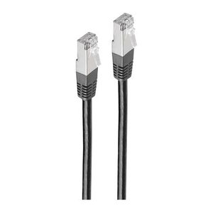 Shiverpeaks Patchkabel Cat6, S/FTP, LZSH, schwarz 25cm