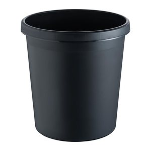 helit "the german" Papierkorb 30,0 l schwarz, 1 St.