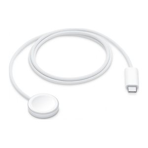 Apple Watch Magnetisches Ladekabel auf USB Induktive Ladestation weiß, Kabellänge: 1,0 m