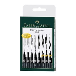 FABER-CASTELL Tuschestift Pitt Artist Pen Farbe 199 8x