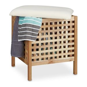 relaxdays Badhocker 10020156_0 braun, 1 St.
