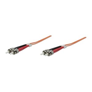 INTELLINET LWL Anschlusskabel ST/ST 1m Multimode OM1 orange