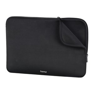 hama Laptophülle Neoprene Kunstfaser schwarz bis 39,6 cm (15,6 Zoll)