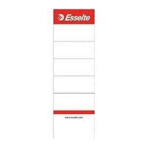 Esselte Einsteck-Rückenschilder No.1 POWER weiß für 7,5 cm Rückenbreite, 10 St.