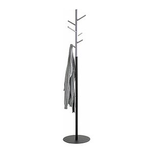 HAKU Möbel Kleiderständer 54524 schwarz Metall 6 Haken 36,0 x 170,0 cm, 1 St.