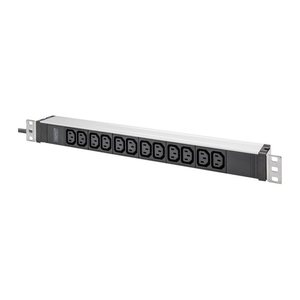 DIGITUS PDU 1U 12xC13 Ausgänge 230V/16A schwarz