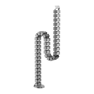 Equip Deluxe-Spiralkabelschlauch mit Untertischmontage grau lite Retail