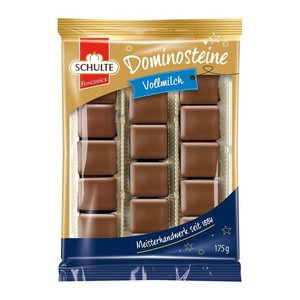 SCHULTE FEINGEBÄCK Dominosteine Vollmilch Pralinen 175,0 g, 1 St.