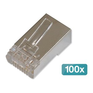 DIGITUS Modularstecker CAT 6 für Rundkabel - 100 Stk.