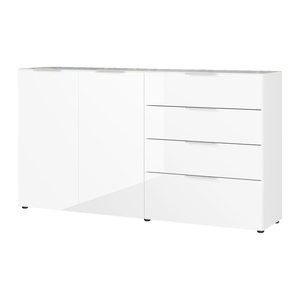 GERMANIA Sideboard Oakland, 3698-84 weiß 184,0 x 42,0 x 102,0 cm, 1 St.