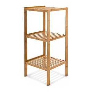 relaxdays Badregal braun 33,0 x 33,0 x 79,0 cm