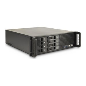 Inter-Tech 48.3cm IPC 3U-3508 3HE STORAGE o.PSU