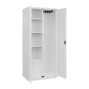 CP Putzmittelschrank Classic PLUS 080100-02 S10012 verkehrsweiß 4 Fachböden 80,0 x 50,0 x 185,0 cm, aufgebaut, 1 St.
