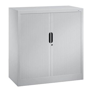 CP Omnispace Rollladenschrank silber 2 Fachböden 100,0 x 42,0 x 103,0 cm