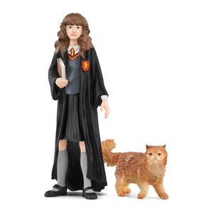 Schleich® Harry Potter 42635 Hermine Granger und Krummbein Spielfigur