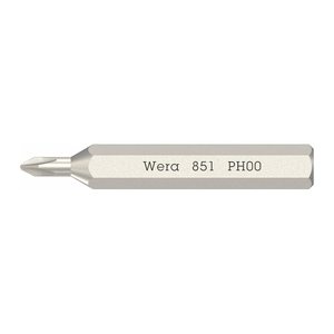 Wera 851 Micro Bits PH 00 x 30mm