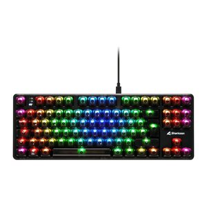 Sharkoon Gaming Tastatur Crystal Shark schwarz DE